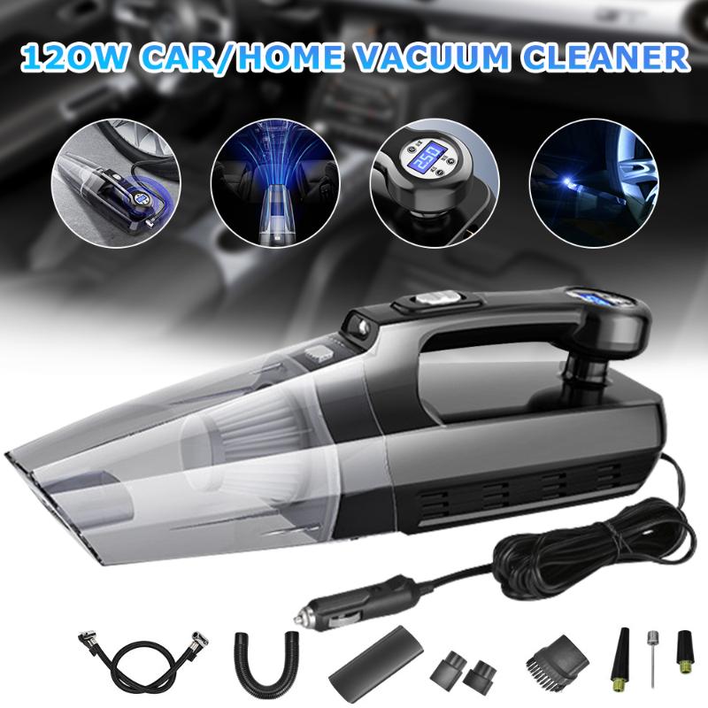 

Portable Car Vacuum Cleaner 120W High Suction Auto Vacuum Cleaner Handheld Wash Cleaners In The Car Auto Cleaners