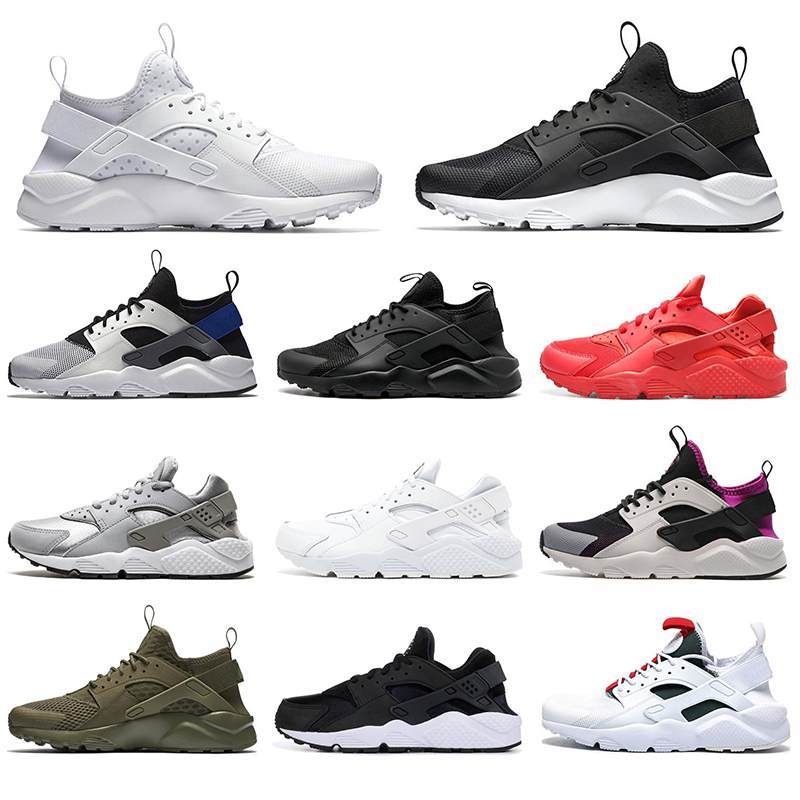 max 2020 Huarache I Chaussures de course Hommes Femmes sport Chaussures Triple Noir Blanc Huraches 1.0 4.0 Femmes Hommes Desinger Chaussures de s