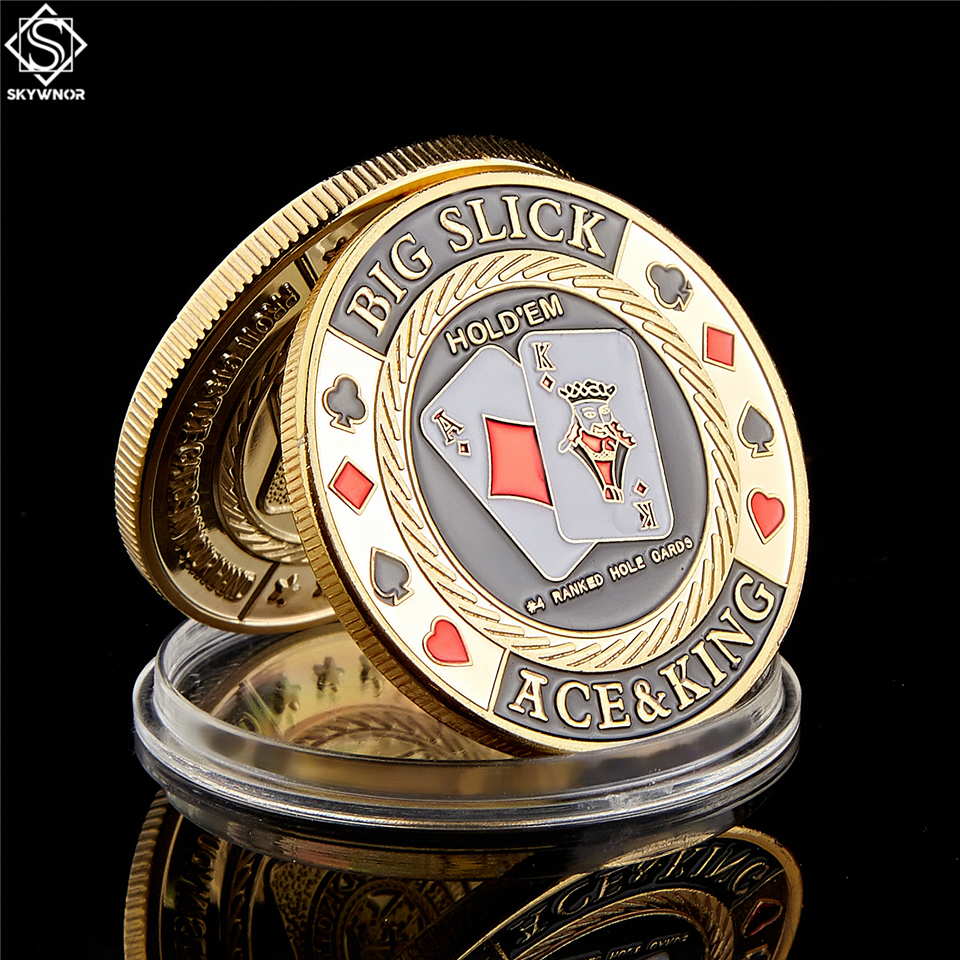 Brisbane Playapl Gold Plated Souvenir Coin Craft Collection Poker Card Guard With Capsule Display-image-584141068