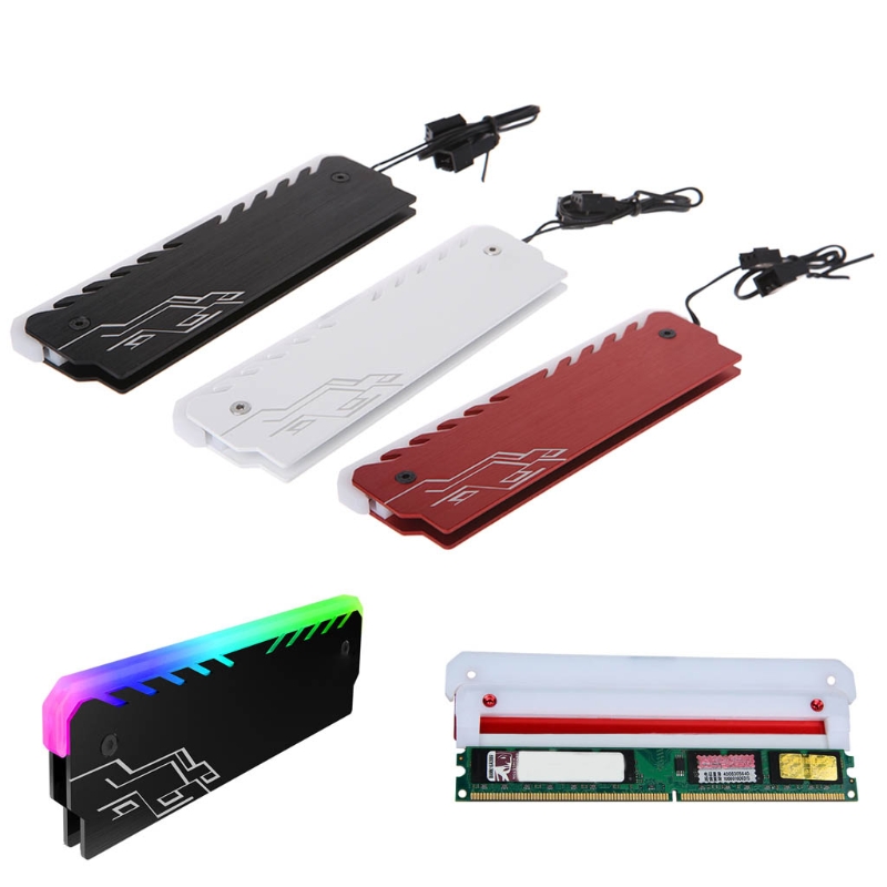 

Aluminum RAM Cooler Heatsink RGB 265 Light Radiator Desktop Memory Cooling Vest