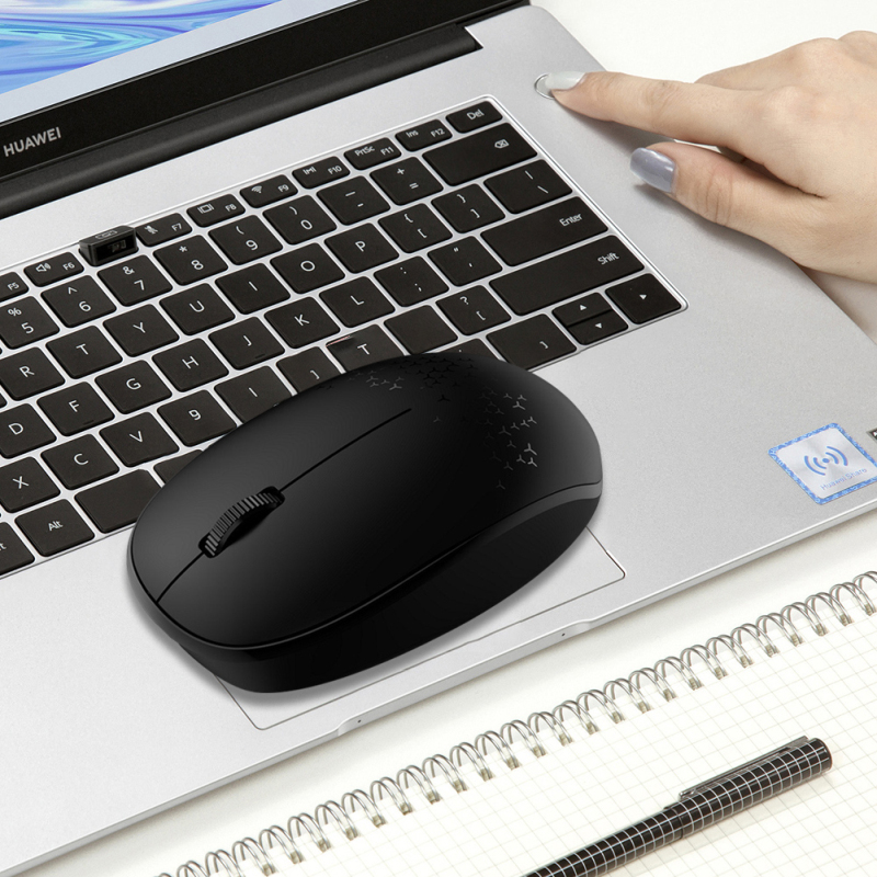 

2.4GHz Wireless Bluetooth Mouse 1600 DPI Adjustable USB Home Notebook Office Fashion Silent Bluetooth Wireless Optical Mouse