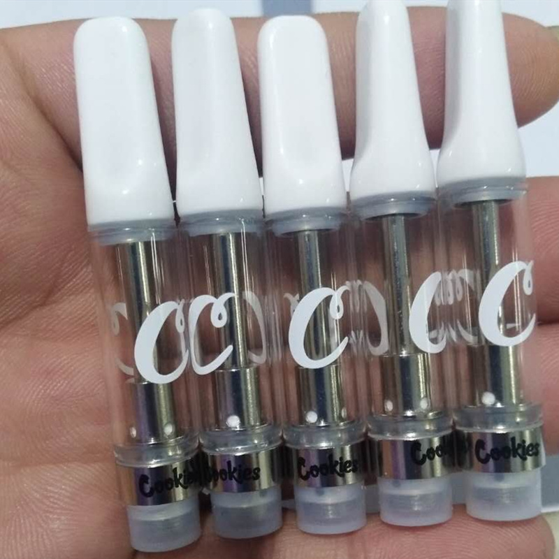 

0.5/0.8/1.0ml electronic cigarette cookies atomizer ceramic 92A3 510 thread G5 V9 Packing Coils Empty Glass Tank Cartridge Atomizers
