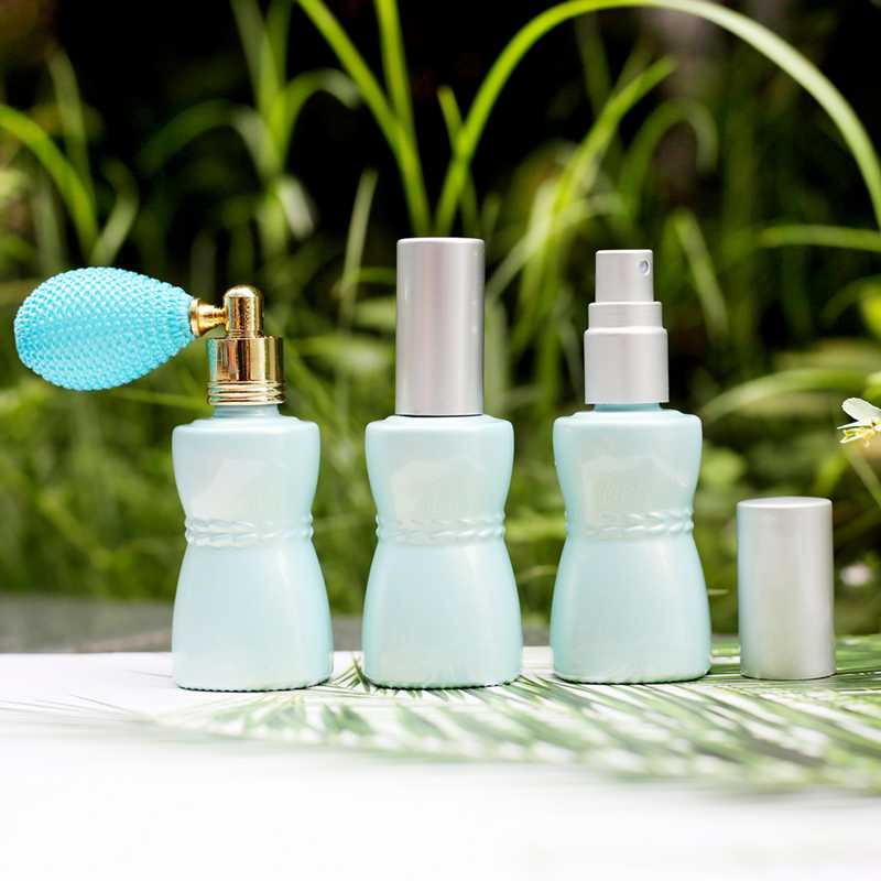 

12ml Perfume Bottle Empty Blue Refillable Atomizer Travel Roller Bottle for Essential Oil Fragrance 10 pcs/lot P243