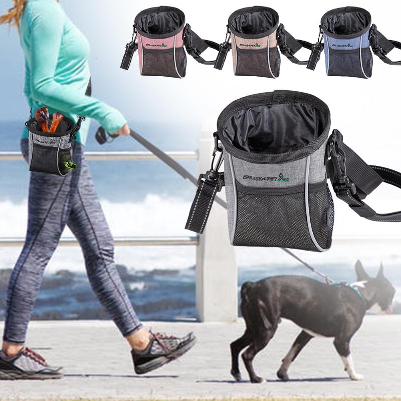 

2020 New Snack Bait Dog Outdoor Pouch Bag Dogs Snack Bag Useful Pet Dog Training Treat Carriers Pack Pouch