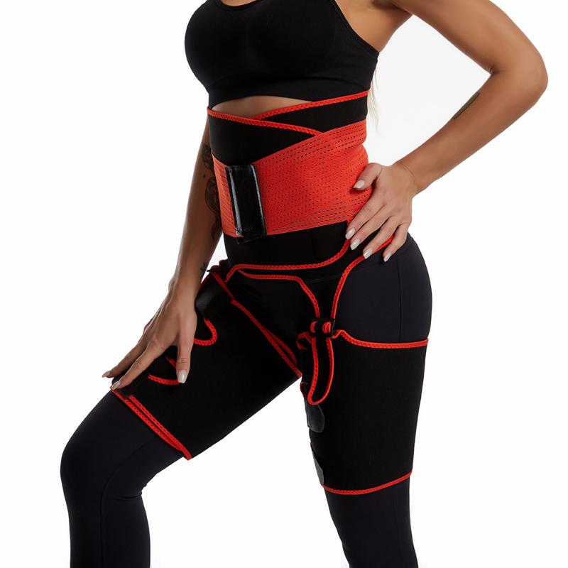 

Waist Trainer Belt Women High Waist BuLifter Leg Sweat Shaper Thigh Trimmers Adjustable Sauna Belt, Black