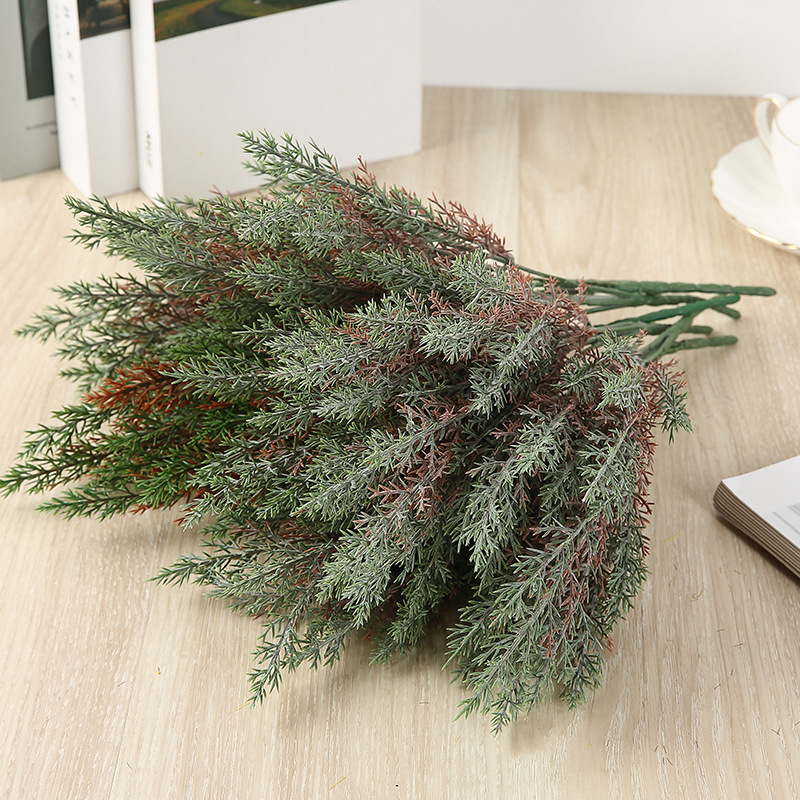 

Artificial Flowers Plastic plants Fake Plants Fern Grass Wedding Wall Outdoor Decor Green Simulation Leaf for Home Garden Decor