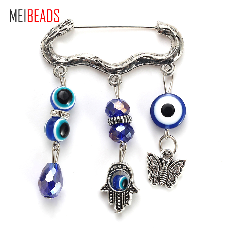 

MEIBEADS Vintage Alloy Evil Eye Brooch Pins Metal Scarf Pins Brooch Series Christmas Gift Banquet Weddings Accessories EY4848