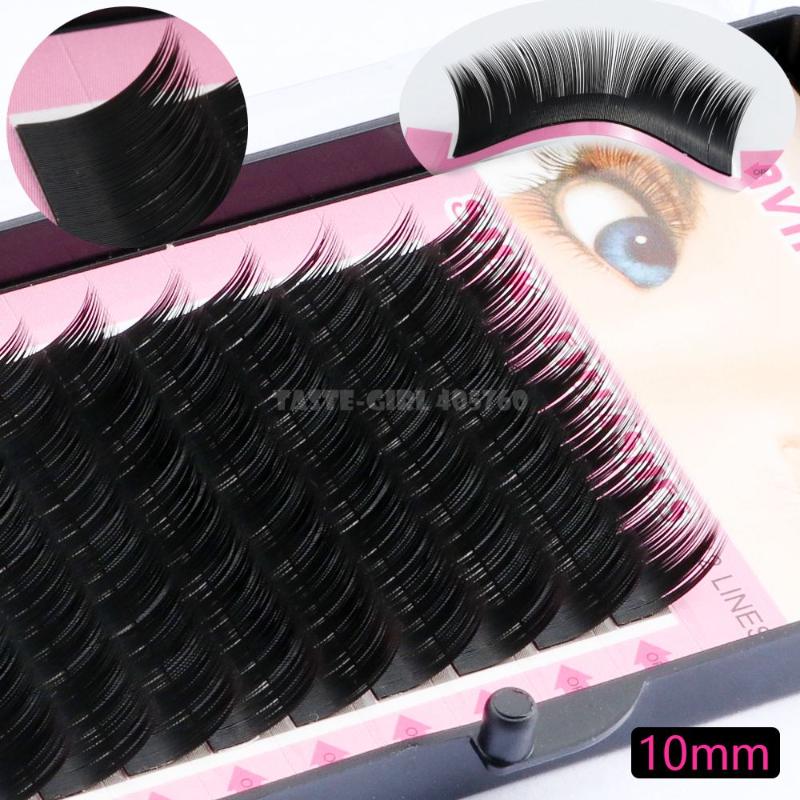 

1 Tray 12 Rows 0.15C Curl Black Long Individual False Eyelashes Fake Eye Lashes Makeup Extension Tip 8 10 12 14MM