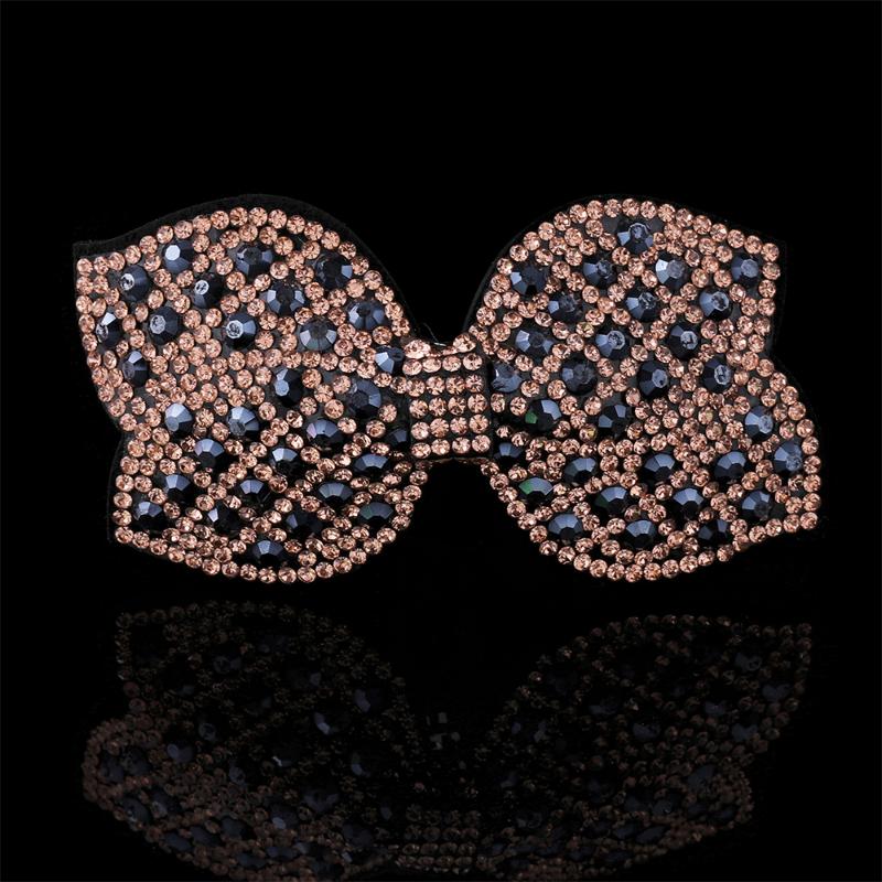 

AWAYTR Hairpins Hair Clips for Women Metal Clips 2020 New Fashion Flower Crystal Hairpin Colorful Girls Horseshoe Hairpin