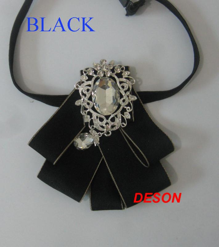 

Lady Tie Uniform Wear Bow tie Women Cravat Female Detachable Collar Ascot