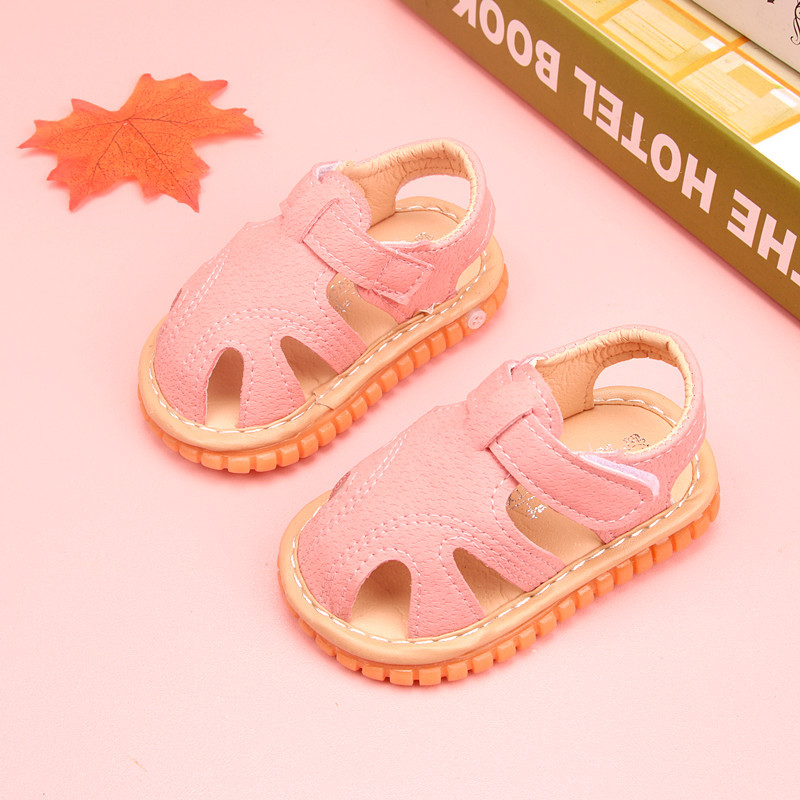 

Baby Girls Sandals Summer Baby Leather Shoes Tollder Fashion Newborn Shoes Anti Slip Lightweigh Home 12-24 Month, Khaki