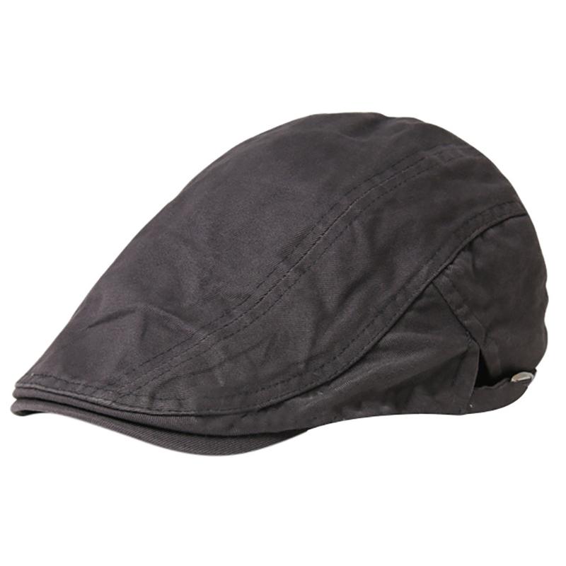 

Berets Adjustable Beret Caps Outdoor Sun Breathable Bone Brim Hats Womens Mens Herringbone Solid Flat Cap Hat #L5