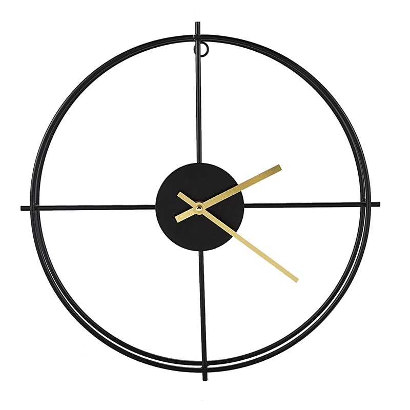 

Stylish Silent Wall Clock, Living Room Wall Clock, Simple Hollow Home Decoration, Office Bla