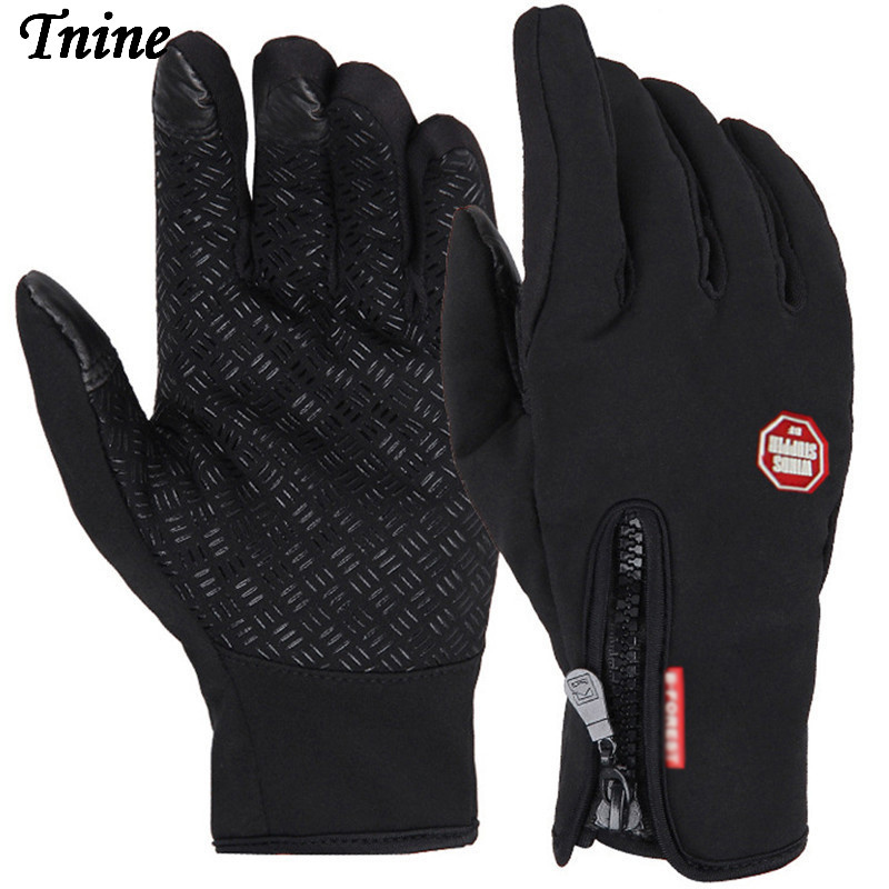 

Tnine High Quality Unisex Fleece Windproof Winter Gloves Touchscreen Gloves for SmartPhone Cold Weather Waterproof/Windproof