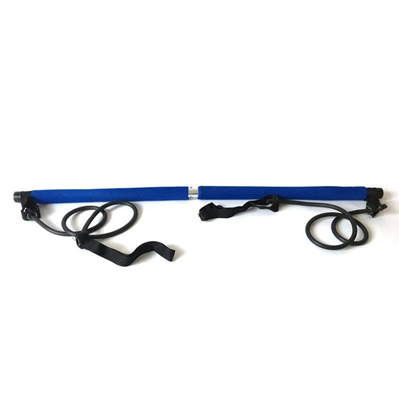 

2Pcs Portable Fitness Pilates Bar Yoga Tension Bar for Chest Expansion Fitness Exercise
