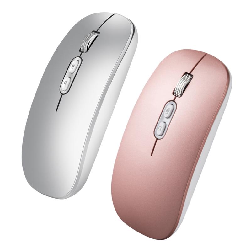 

AI Smart Voice USB Wireless Rechargeable Mouse 2.4GHz Ultra-thin Laptop Desktop Computer 1600dpi 5 Buttons Optical Mice