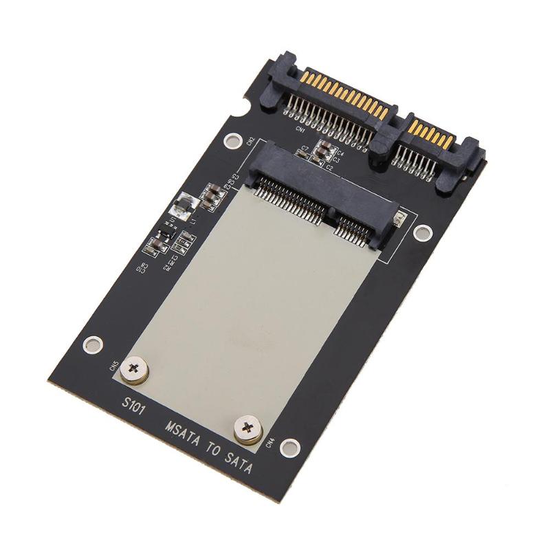 

Mini mSATA SSD to 2.5 inch SATA 22-Pin Converter Adapter Card For Windows2000/XP/7/8/10/Vista Linux Mac 10 OS