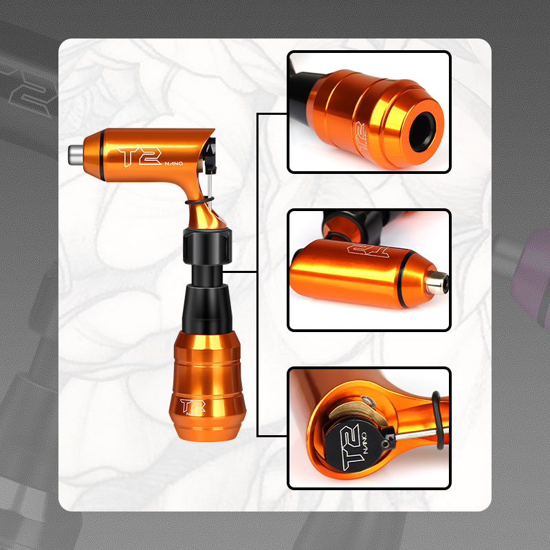 High Quality Tattoo Machine Imported Motor Space Alumiunm Rotary Tattoo Gun for Tattoo Artists-image-586933734