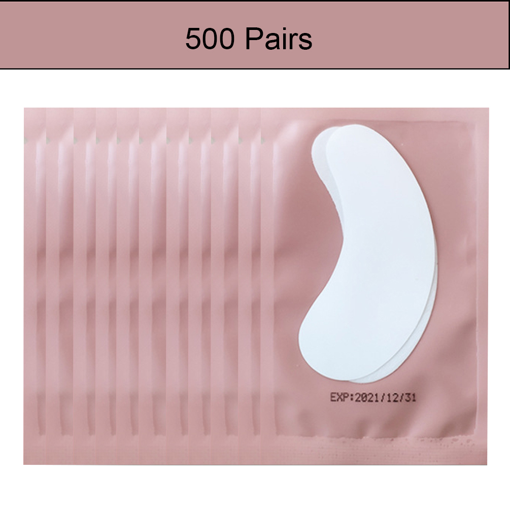 

500 Pairs Disposble Lint Free Hydrogel Eye Gel Patches Eye Pads Eye Mask Anti-Againg for Eyelash Extension Beauty Makeup Tools