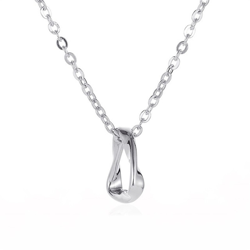 

Korea Fashion Box Chain Necklaces Geometric Distortion Triangular Necklaces&Pendants Wave Clavicle Chain Jewelry Collar Cola