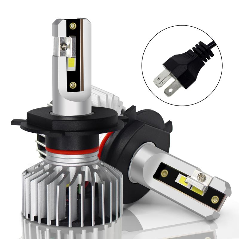 

1set*head lights for cars motorcycle led head light lamp X5 led headlight h1 h3 h4 H7 h11 h13 9007 9004 9005 9006 h4 auto head l