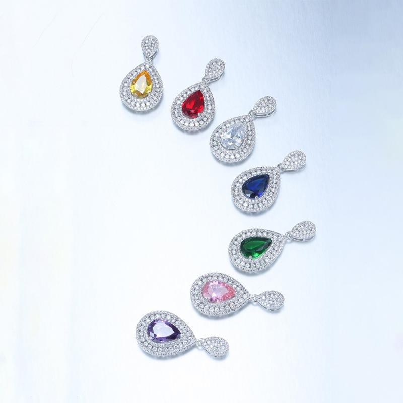 

Top Brand Pure 925 Sterling Silver Jewelry For Women Gold Color Pendants Gold Color Necklace Luxcy Necklace Party Jewelry