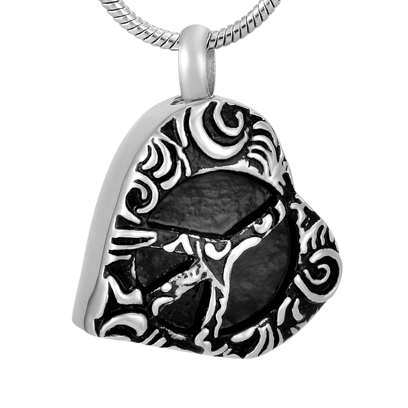 

IJD9689 Stainless Steel Cremation Heart Pendant for Ashes Necklace Keepsake Holder Memorial Pendant Urn Gift Jewelry