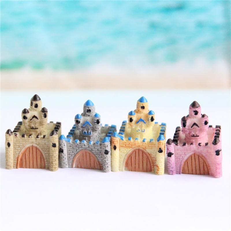 

Lychee Castle Shaped Accessories Miniature Figurine Kawaii Sand Table Gardens Decoration