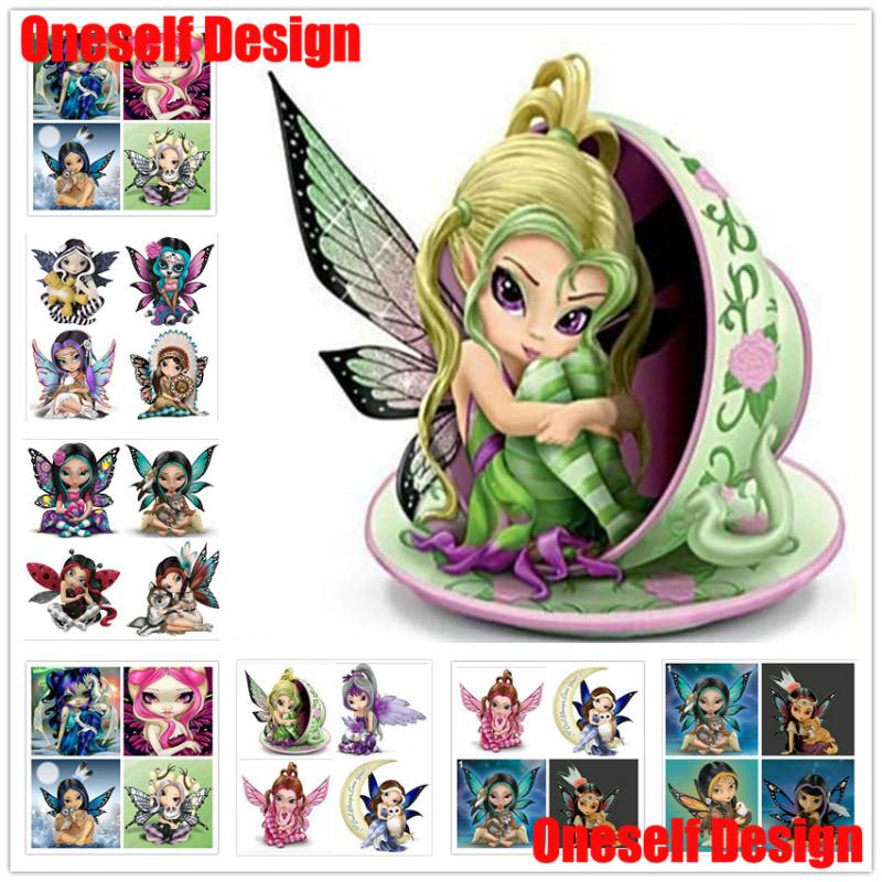 

2020 New USA Popular 5D Diamond Painting Full Square Cute Girl 3D Diamond Embroidery Cartoon 5d Mosaic Sales