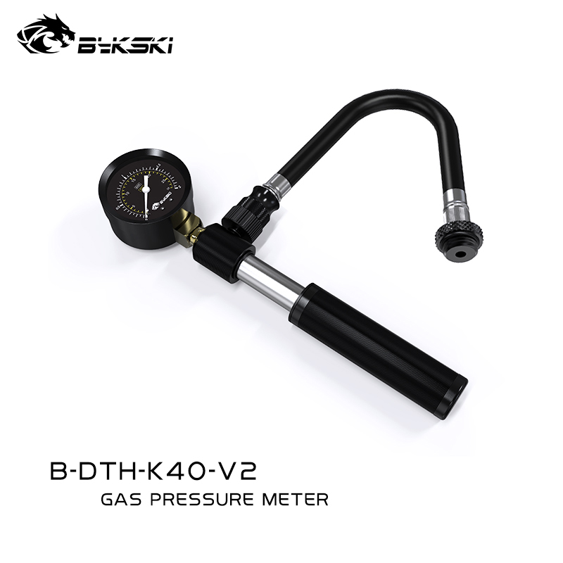 

BYKSKI G1/4" Gas Pressure Meter ,Custom PC Case Liquid Cooling Leaker Tester,Watercooler Leak Cheak Device ,B-DTH-K40-V2