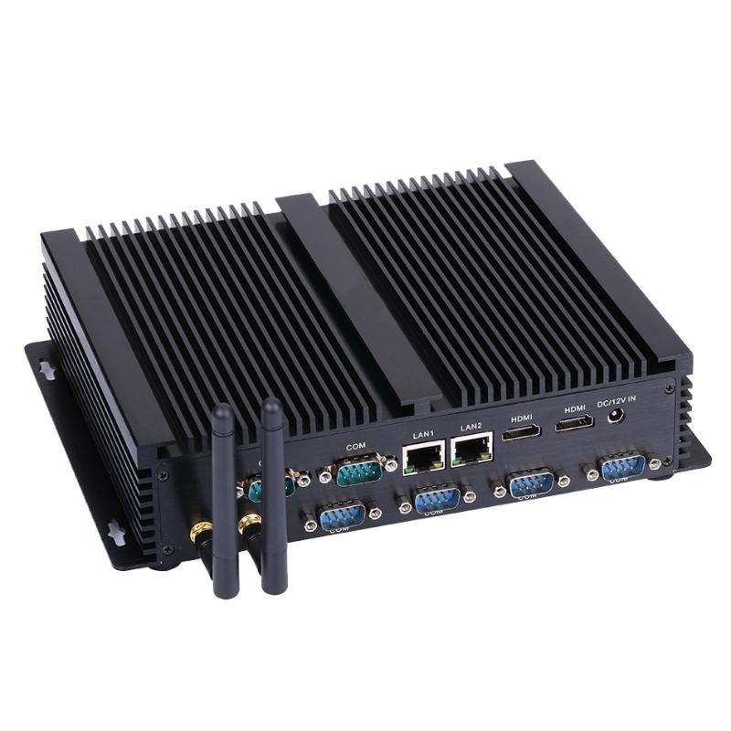

Fanless Industrial PC,Mini Computer,Windows 10,Intel Core I3 5005U,[HUNSN MA05I],(Dual WiFi/2HD/4USB2.0/4USB3.0/2LAN/6COM