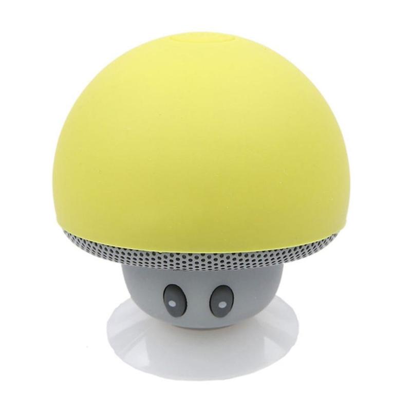 

Mini Wireless Speaker Mushroom Portable Waterproof Shower Stereo Subwoofer Music Player For Android car