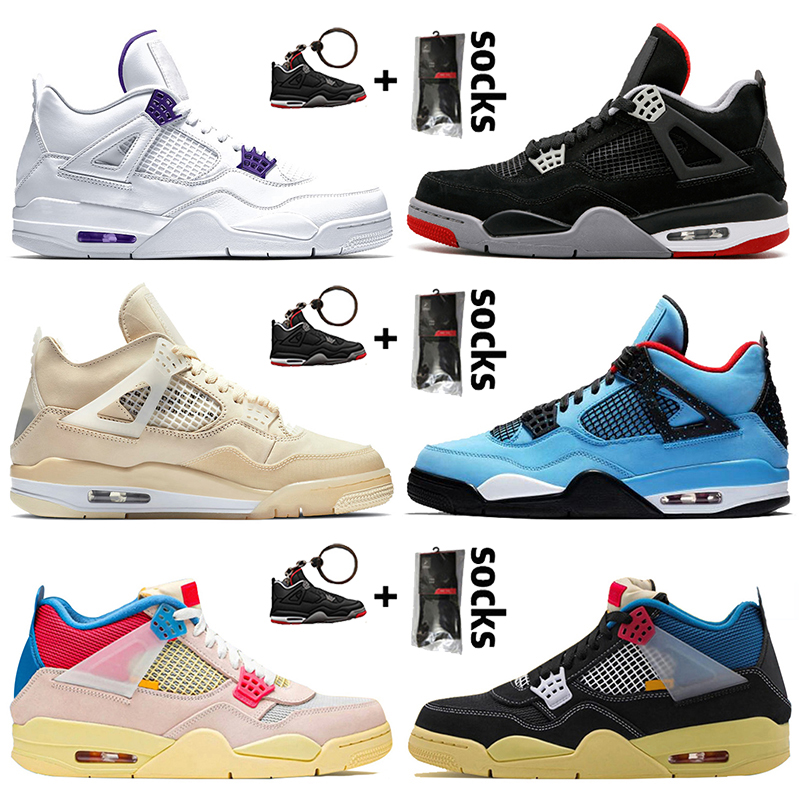 

2021 New Top Quality Jumpman 4 Womens Mens Basketball Shoes 4s Fire Red Starfish sail 4 Guava Ice Black Cat Undefeated trainers sneakers, A18 psgs 40-47