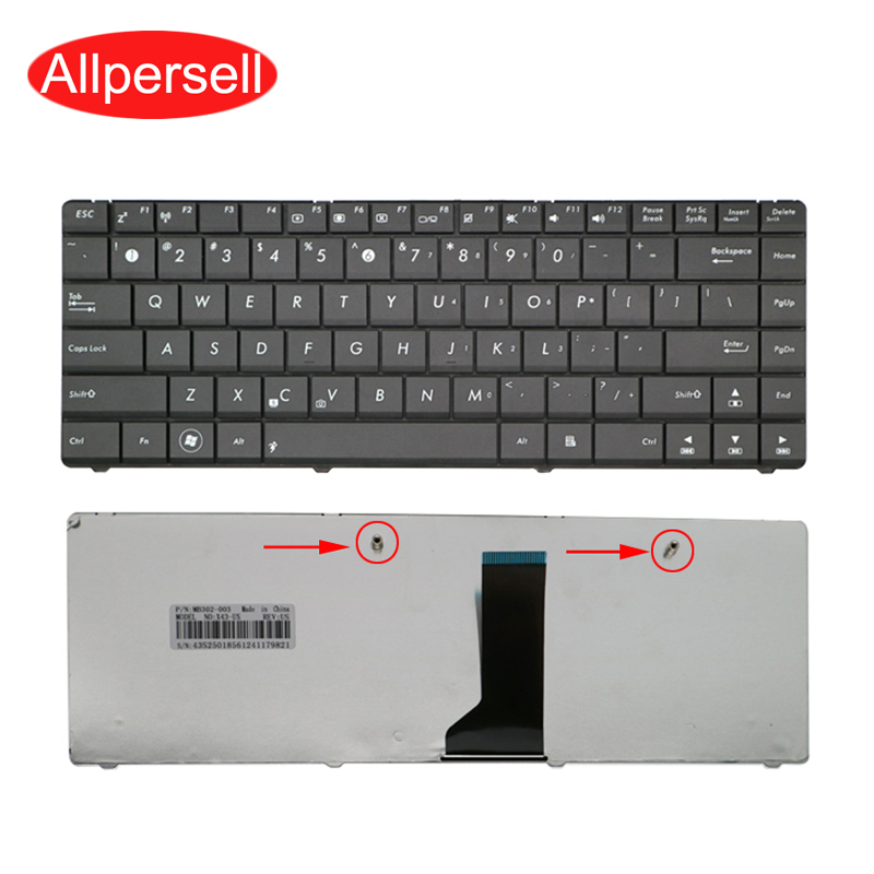 

Laptop keyboard For Asus X43B X43U K43T K43B X43BY K43TY K43U K43TK Brand New Black
