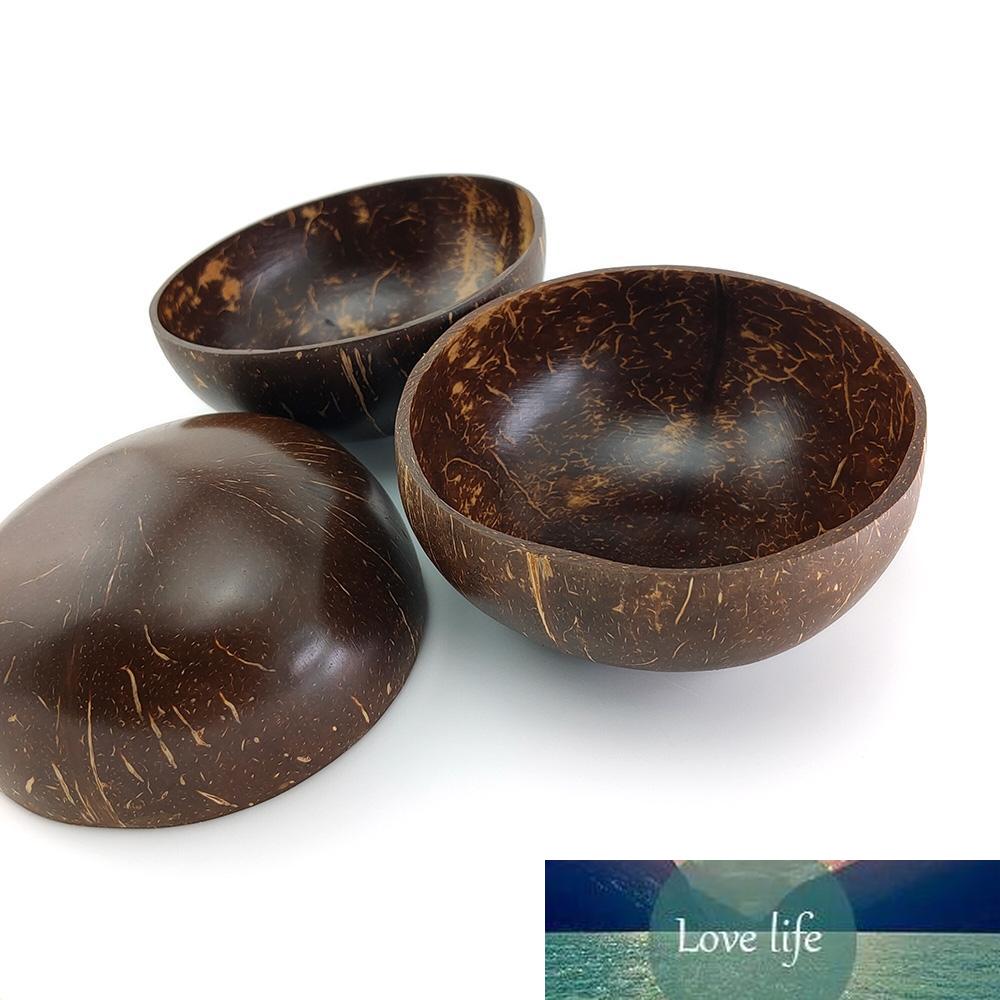 

Natural Coconut Bowl Decoration Fruit Salad Noodle Rice Wooden Handicraft Creative Shell Bowls, As pic