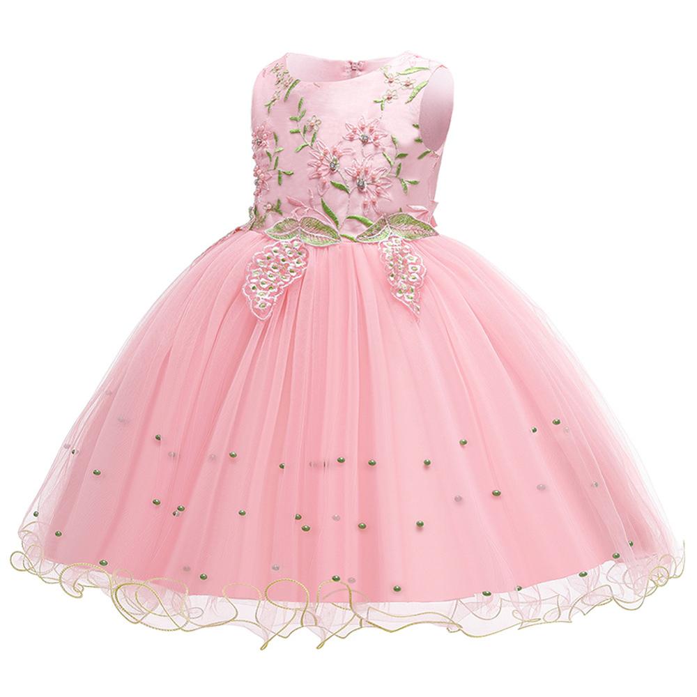 

Summer Teen Girls Dresses For Kids Embroidery Princess Dress Children Beaded Pageant Wedding Party Dress Flower Girls Vestido, Lavender
