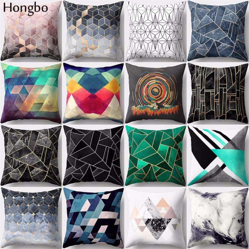 

Hongbo 1 Pcs Pillow Case Decor Sofa Cushion Cover Pillowcase Geometry Pattern Pillow Case Home Decor For Sofa Seat, 10