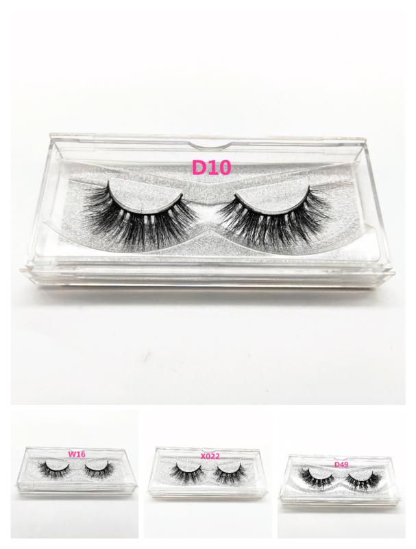 

100% handmade real false eyelash 3D strip mink lashes Makeup beauty False Eyelashes
