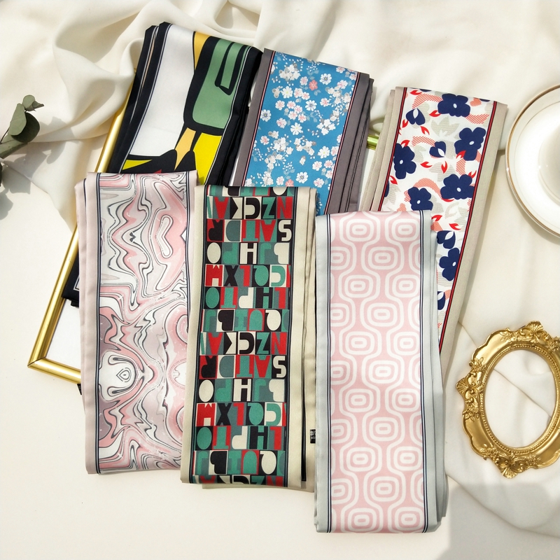 

Scarves Fashion Small Scarf Outdoor Girl's Decorative Neck Protection Neckerchief Skinny Women