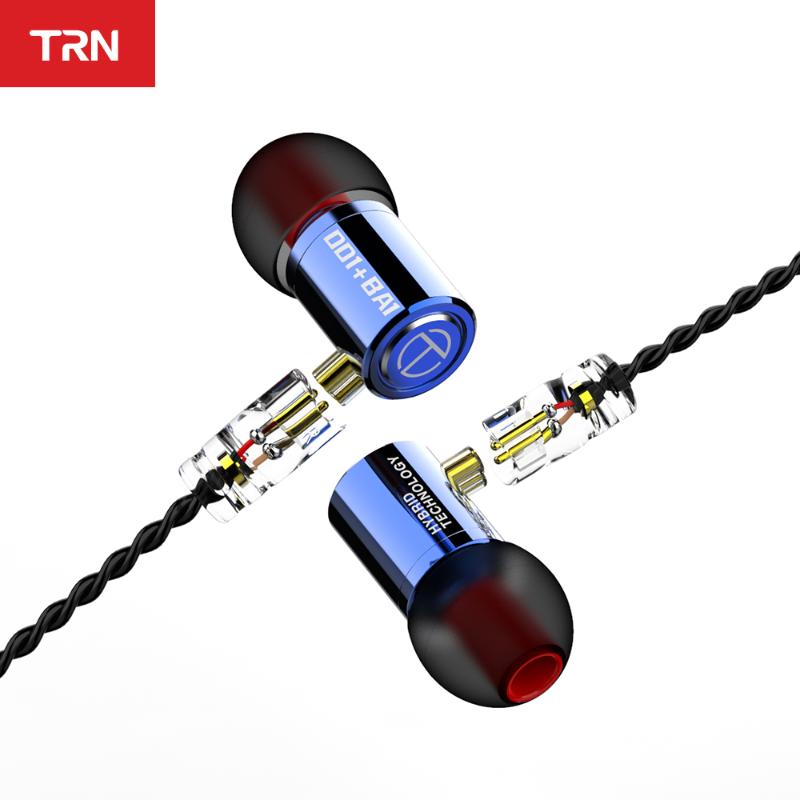 

TRN M10 1BA+1DD Hybrid Unit In Ear Earphone HIFI DJ Monitor Running Earphone With QDC 3.5MM Cable TRN V90 BA5 BL-03 BL-05