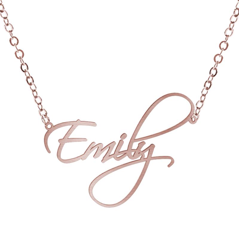 

Personality Letters Emily Stainless Steel Necklace Ladies Elegant Fashion Gift XRQ88