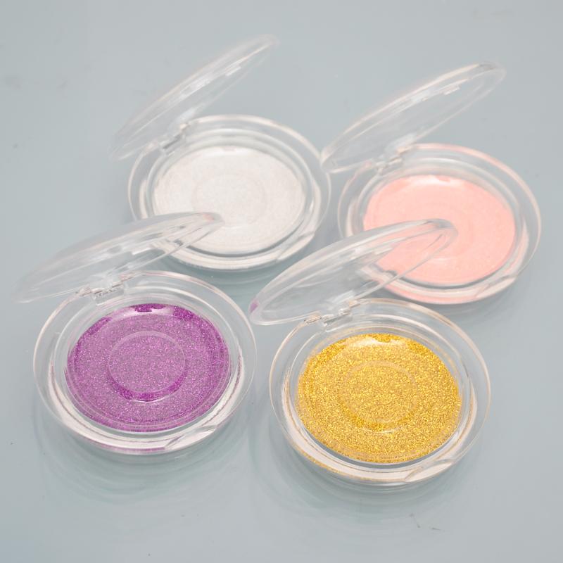

round lash case 50pcs wholesale false eyelashes packaging box custom Logo Mink Lash boxes plastic clear Case with trays holder