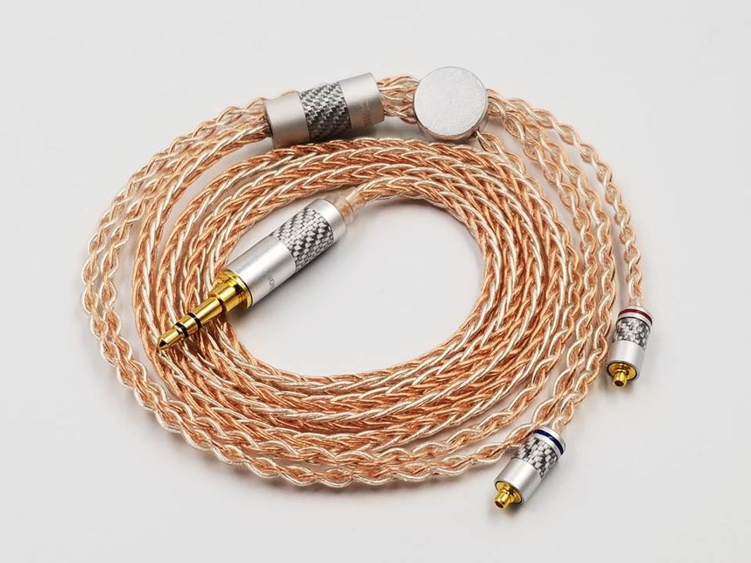 

Penon CS819 OCC & Silver-plated Mixed Braided HiFi Audiophile IEM Earbud Earphone Cable