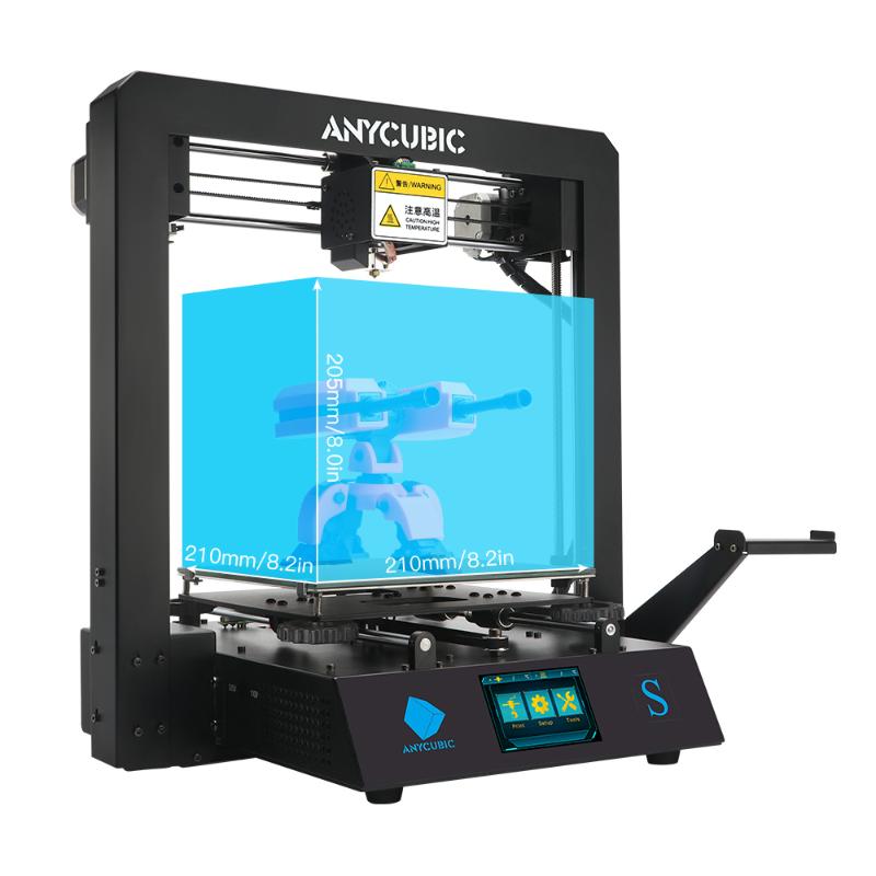 

3D Printer Mega S Metal Frame New Extruder Touch Screen Anycubic I3 Mega Upgrade DIY Kit With Heatbed Print Flexible Filament