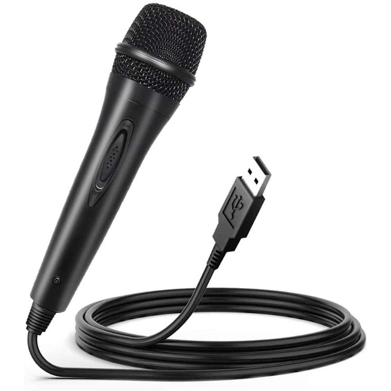 

Portable Microphone for Game Player USB Wired Microphone for Switch Wii PS4 Slim Pro PS3 Xbox 360 One S PC Karaoke Mic