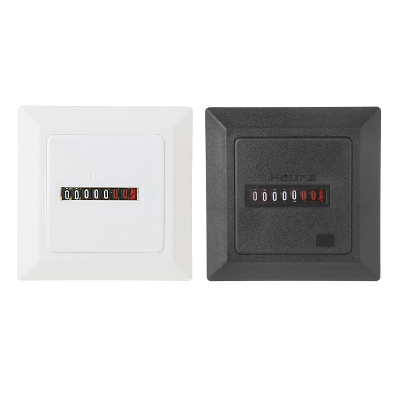 

HM-1 Timer Square Counter Digital 0-99999.9 Hour Meter Hourmeter Gauge 0.3W AC220-240V / 50Hz AC