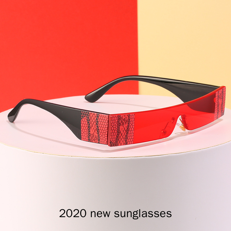 

Sunglasses Fashion Rectangle Womens 2021 One Piece Goggle Man Vintage Small Square Sun Glasses NX