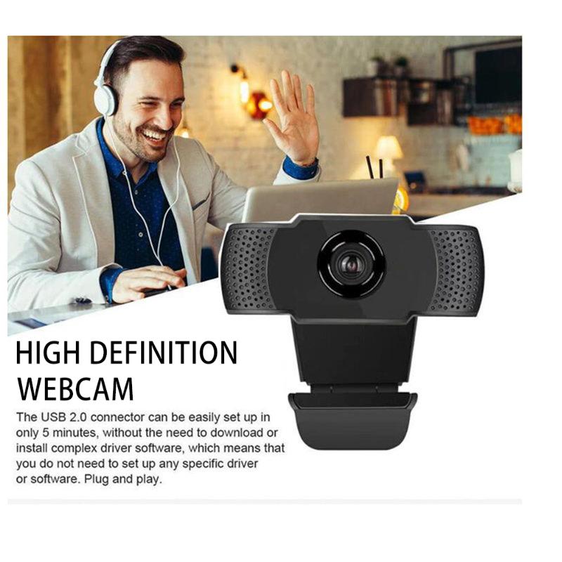 

10Pcs/lot Q9 1080P HD Webcam with Mic USB Camera Web Cam Computer PC Cameras for Video Conference Live Streaming Chat Online