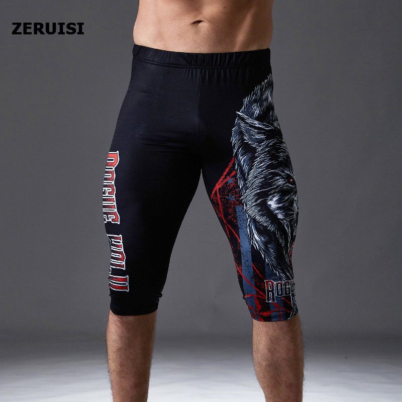 

Compression Leggings Knee Pads Men's Running Pants Gym Fitness Sportswear Jogger Training Yoga Pants for Men Cropped Trousers 200922, White;black