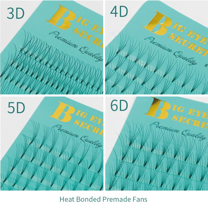 

Big eye's secret Eyelash Extension 3D/4D/5D/6D Russian Volume Lashes Wholesale Premade Volume fans Mink Lash Extension